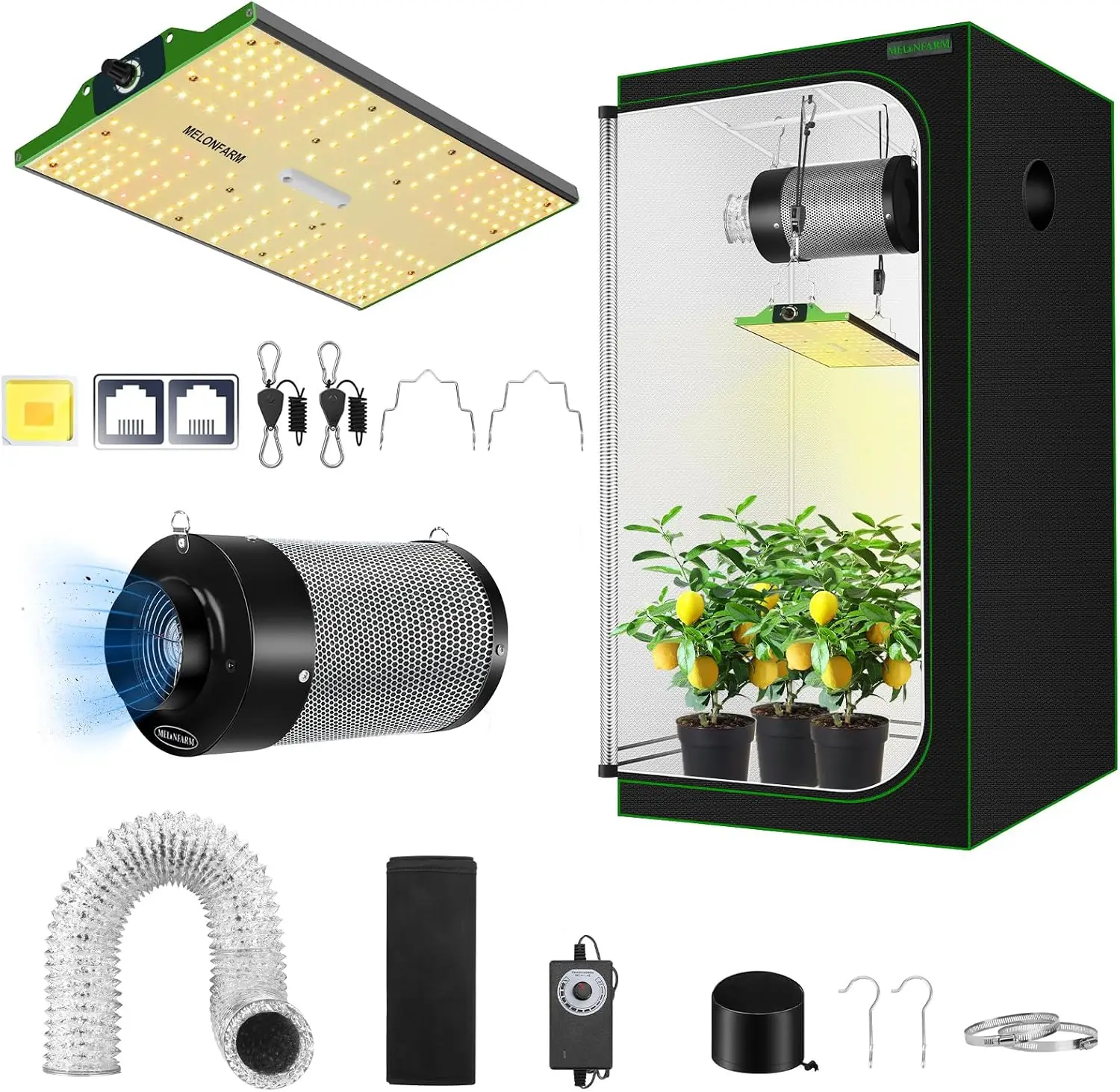 Grow Tent 4X4 - Kit Completo per Grow Tent 2x2,