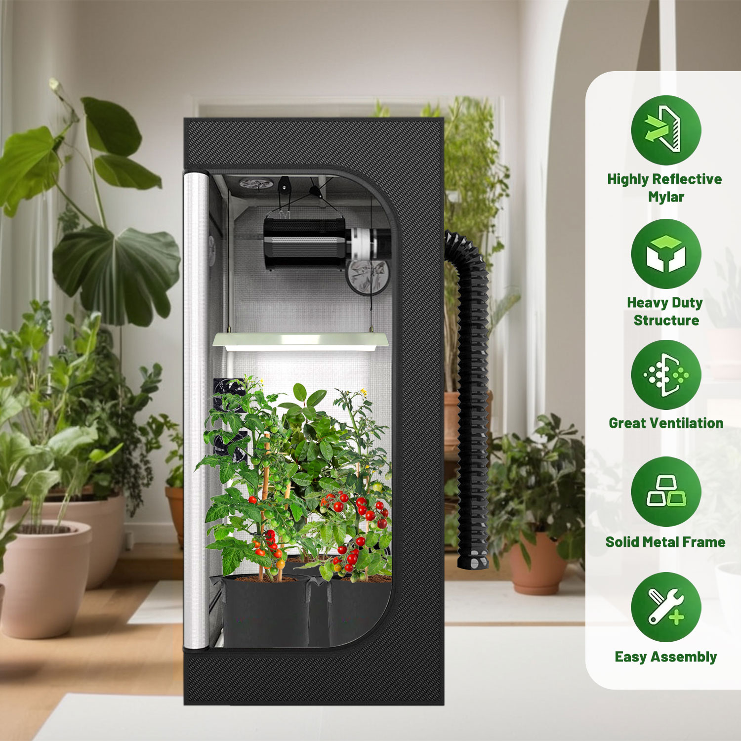 Kit completo per tenda da colt - Grow Tent 4X4 recensione e prezzo